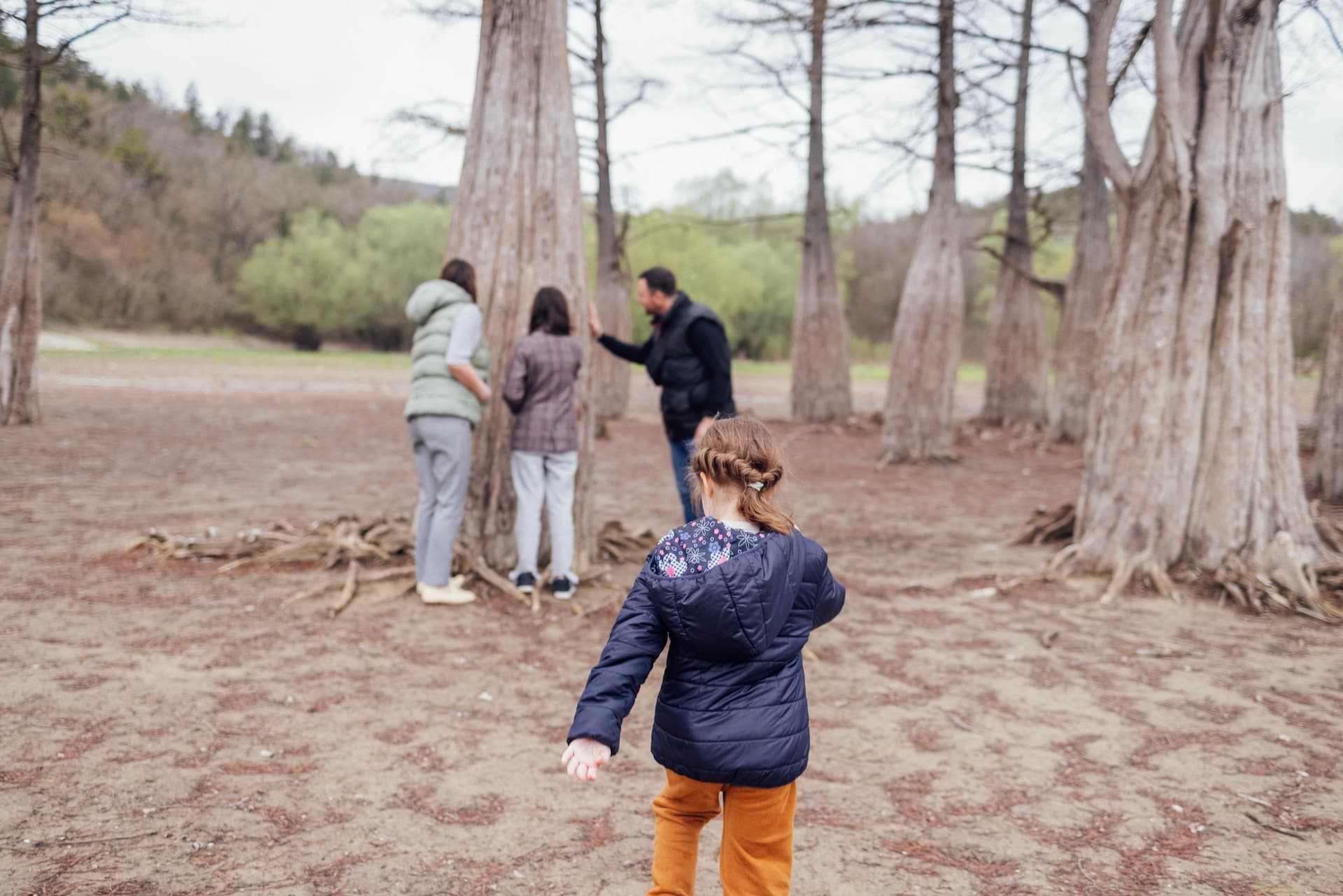 A family spending time together